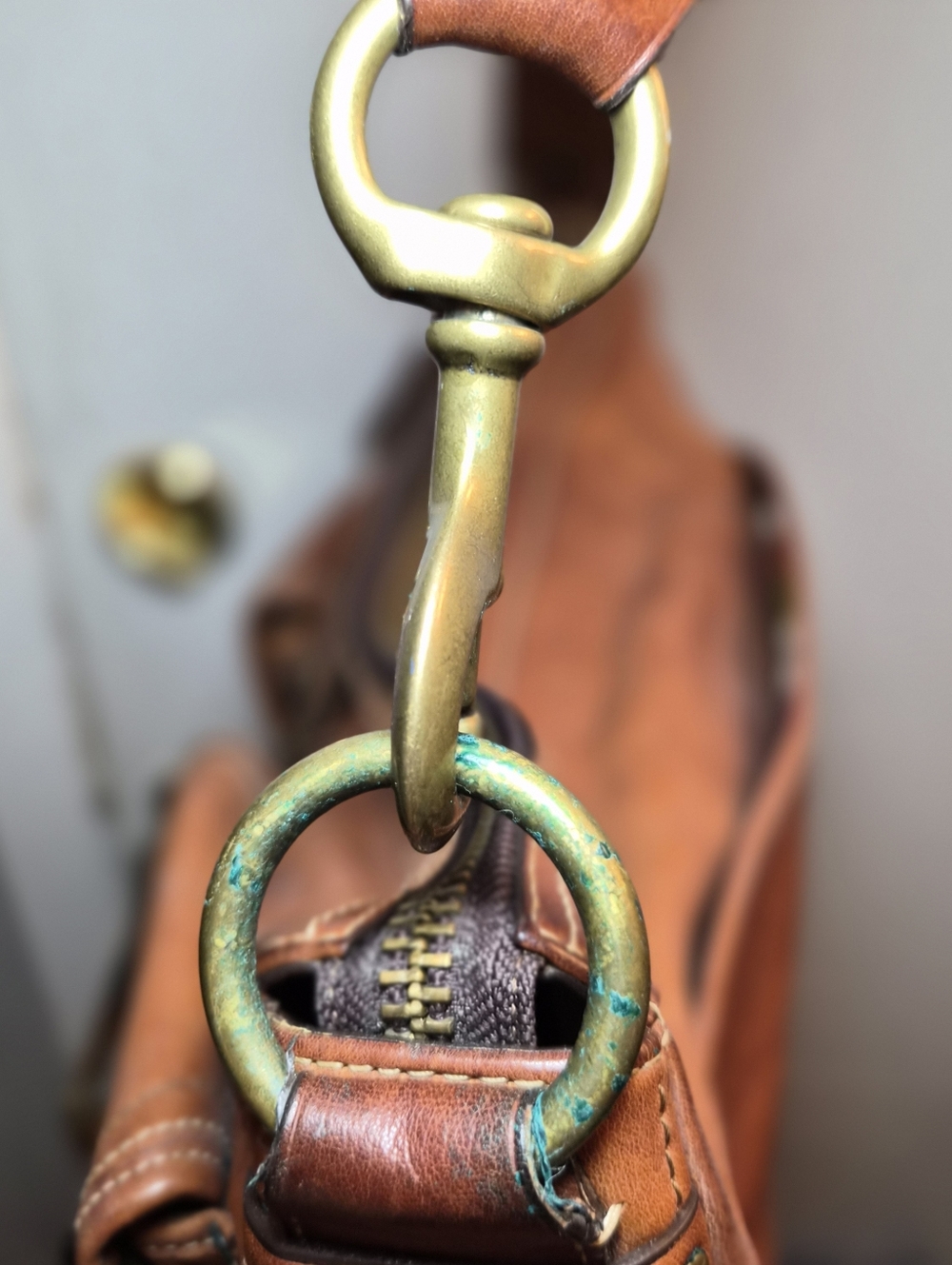 Authentic COACH Legacy Mandy Satchel 65th Anniversary Whiskey Leather #10331 - Picture 9 of 13
